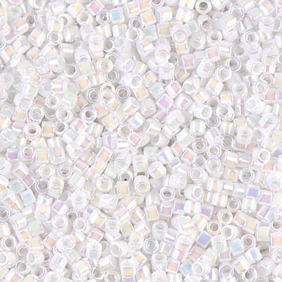 Miyuki Delica Seed Beads 5g DBM0202 OPR White