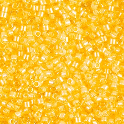 Miyuki Delica 10/0 Seed Beads 5g 10/0 DBM2032 Luminous Pineapple Inside Color Lined