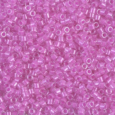 [ DS ] Miyuki Delica 10/0 Seed Beads 5g 10/0 DBM2037 Luminous Hot Magenta Inside Color Lined