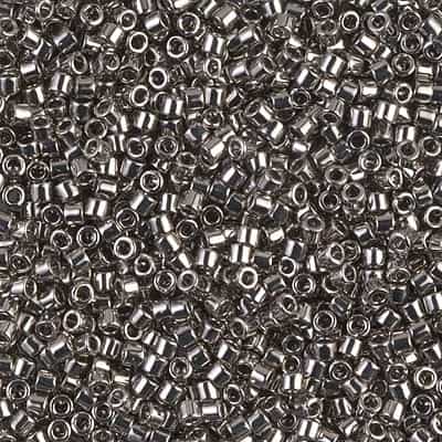 Miyuki Delica Seed Beads 5g DBM0021 M Nickel Plated