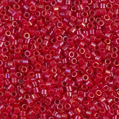 Miyuki Delica Seed Beads 5g DBM0214 OPL Red