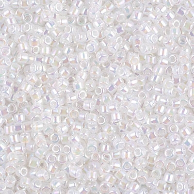 [ DS ] Miyuki Delica 10/0 Seed Beads 5g DBM0222 OPR Pearl White