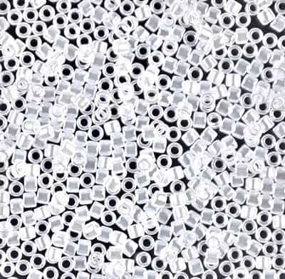 [ DS ] Miyuki Delica 10/0 Seed Beads 5g DBM0231 OPL White Pearl