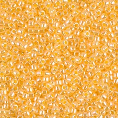 Miyuki Delica Seed Beads 5g DBM0233 OPL Butterscotch Yellow