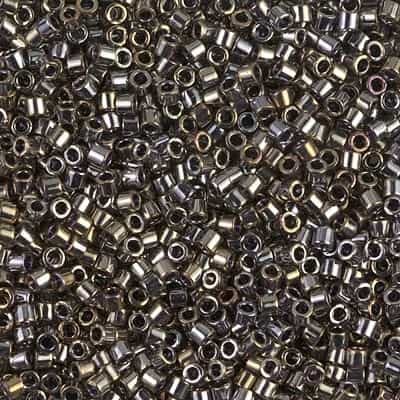 [ DS ] Miyuki Delica 10/0 Seed Beads 5g DBM0254 M Tarnished Silver