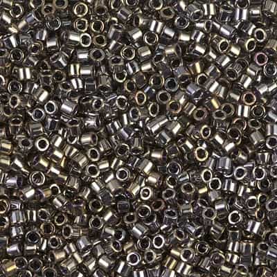 Miyuki Delica Seed Beads 5g DBM0254 M Tarnished Silver