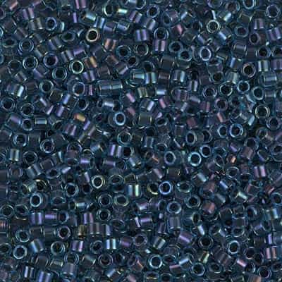 Miyuki Delica Seed Beads 5g DBM0286 ICL Lt Blue/Midnight