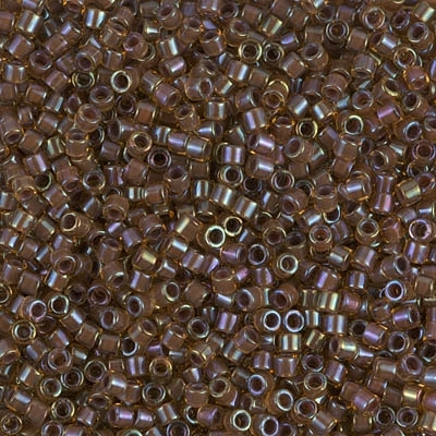 [ DS ] Miyuki Delica 10/0 Seed Beads 5g DBM0287 ICL Amber/Dark Amber