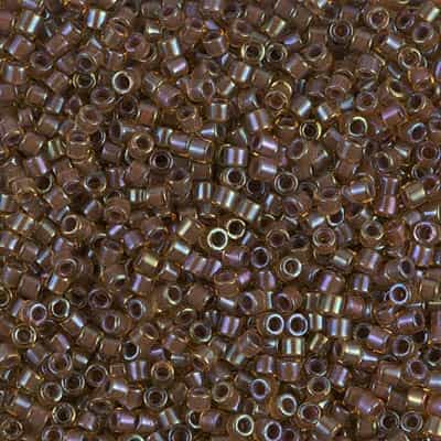 Miyuki Delica Seed Beads 5g DBM0287 ICL Amber/Dark Amber