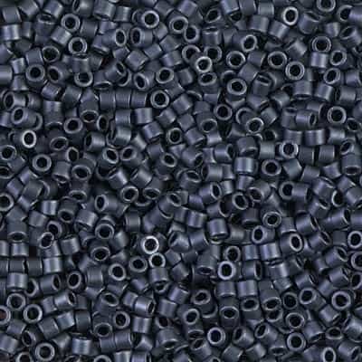 Miyuki Delica Seed Beads 5g DBM0301 M MA Dark Blue/Grey