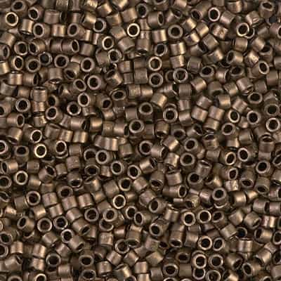 Miyuki Delica Seed Beads 5g DBM0322 M MA Bronze