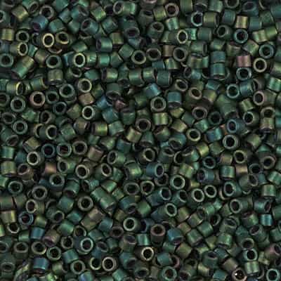 Miyuki Delica Seed Beads 5g DBM0327 MR MA Dark Green/Teal