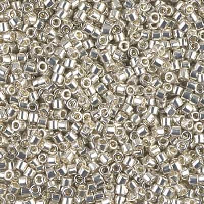 [ DS ] Miyuki Delica 10/0 Seed Beads 5g DBM0035 M Galvanized Silver