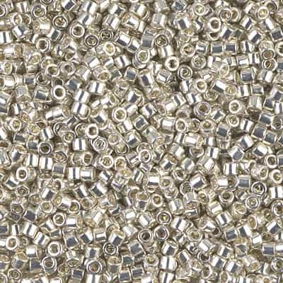 Miyuki Delica Seed Beads 5g DBM0035 M Galvanized Silver