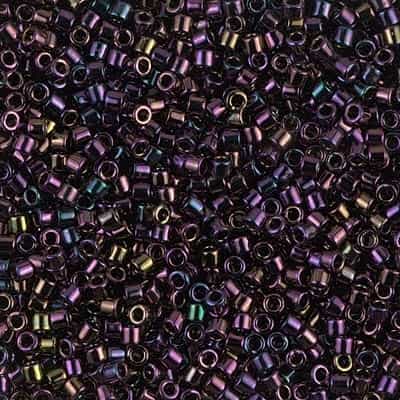[ DS ] Miyuki Delica 10/0 Seed Beads 5g DBM0004 MR Violet/Green