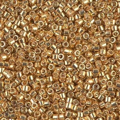 Miyuki Delica Seed Beads 5g DBM0410 GA Bright Gold