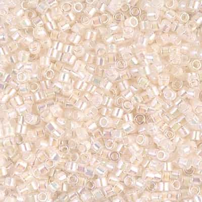 Miyuki Delica Seed Beads 5g DBM0052 TR Candle Lit Crystal