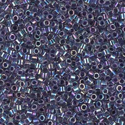 [ DS ] Miyuki Delica 10/0 Seed Beads 5g DBM0059 TR Magenta/Blue