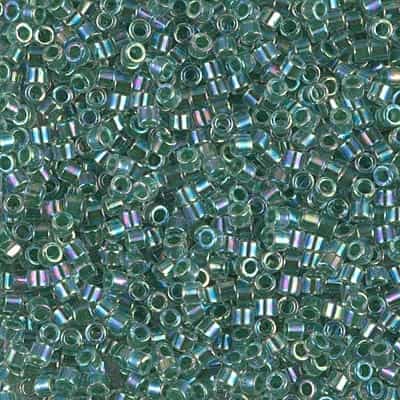 [ DS ] Miyuki Delica 10/0 Seed Beads 5g DBM0060 TR Lt Green/Pink