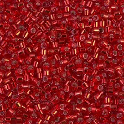 [ DS ] Miyuki Delica 10/0 Seed Beads 5g DBM0602 TSL Christmas Red