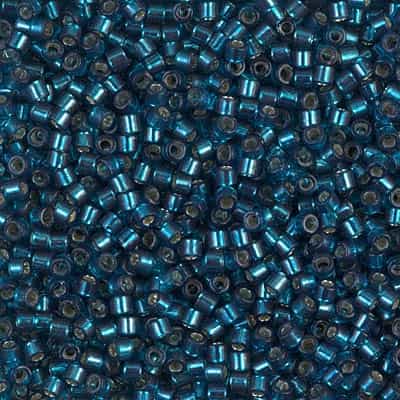 Miyuki Delica Seed Beads 5g DBM0608 TSL Dk Blue Turquoise