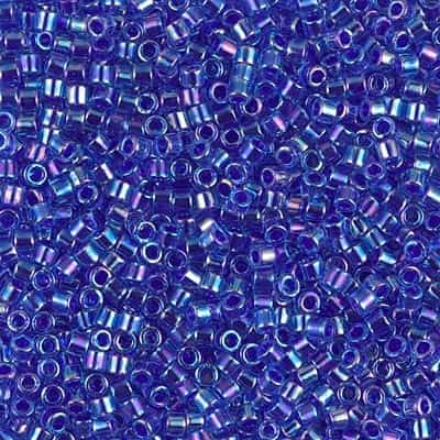 [ DS ] Miyuki Delica 10/0 Seed Beads 5g DBM0063 TR Sapphire/Violet