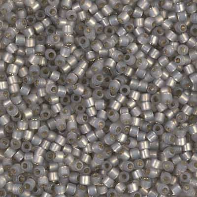 Miyuki Delica Seed Beads 5g DBM0630 TSL S-MA Lt Silvery-Gr