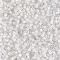 [ DS ] Miyuki Delica 10/0 Seed Beads 5g DBM0066 ICL Crystal/White