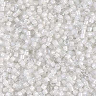 Miyuki Delica Seed Beads 5g DBM0066 ICL Crystal/White