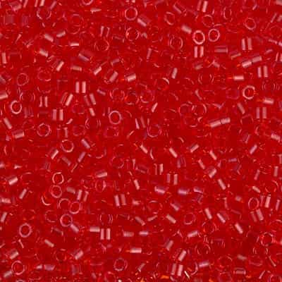 Miyuki Delica Seed Beads 5g DBM0704 T Orangish Red