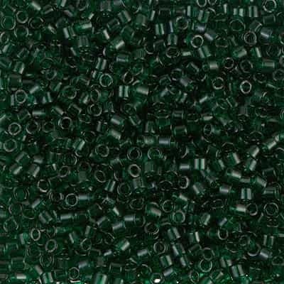 Miyuki Delica Seed Beads 5g DBM0713 T Emerald Green