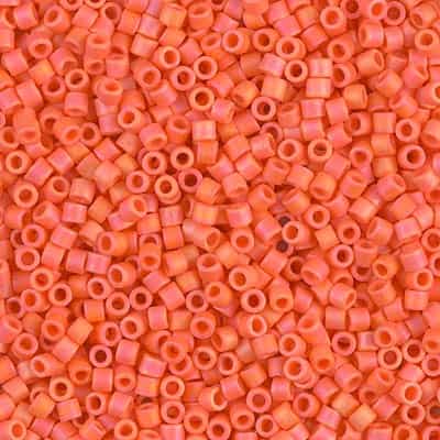 Miyuki Delica Seed Beads 5g DBM0872 OPR MA Bright Orange