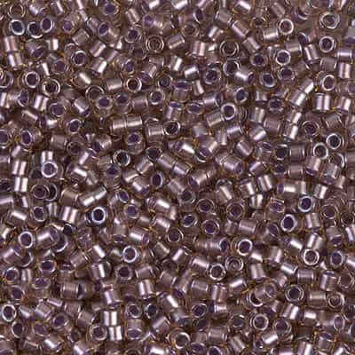 Miyuki Delica Seed Beads 5g DBM0912 ICL* Lt Topaz/Lt Ameth