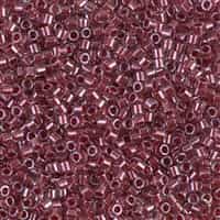 Miyuki Delica Seed Beads 5g DBM0924 ICL* Clear/Cranberry