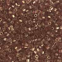 Miyuki Delica Seed Beads 5g DBMH0115 Hex TL Gold Rose