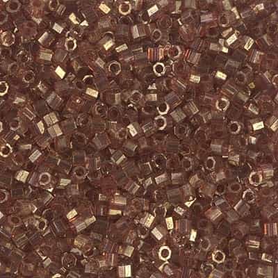 Miyuki Delica Seed Beads 5g DBMH0115 Hex TL Gold Rose