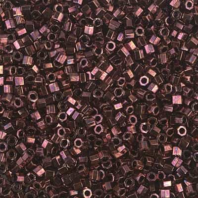 Miyuki Delica Seed Beads 5g DBMH0012 Hex M Dark Raspberry