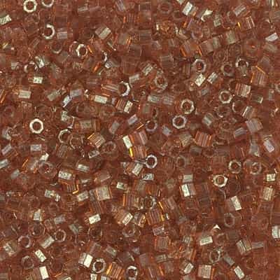 Miyuki Delica Seed Beads 5g DBMH0121 Hex TL Rose Gold