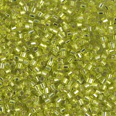 Miyuki Delica Seed Beads 5g DBMH0147 Hex TSL Chartreuse