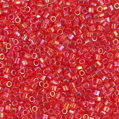 Miyuki Delica Seed Beads 5g DBMH0172 Hex TR Strawberry Win