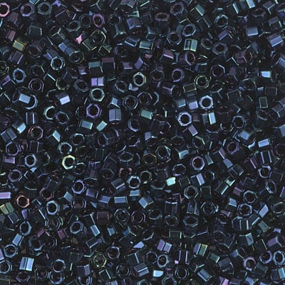 Miyuki Delica Seed Beads 5g DBMH0002 Hex  MR Midnight Blue