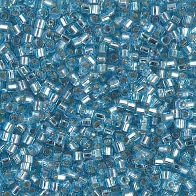 Miyuki Delica Seed Beads 5g DBMH0044 Hex TSL Blue Topaz