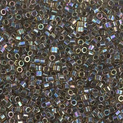 [ DS ] Miyuki Delica 10/0 Seed Beads 5g DBMH0089 Hex TR Green/Violet/Gold