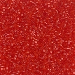 Miyuki Delica Seed Beads 15/0 1 Gram DBS0704 T Orangish Red