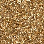 Miyuki Delica Seed Beads 15/0 1 Gram DBSH0031 Hex 24 Karat Gold Plated