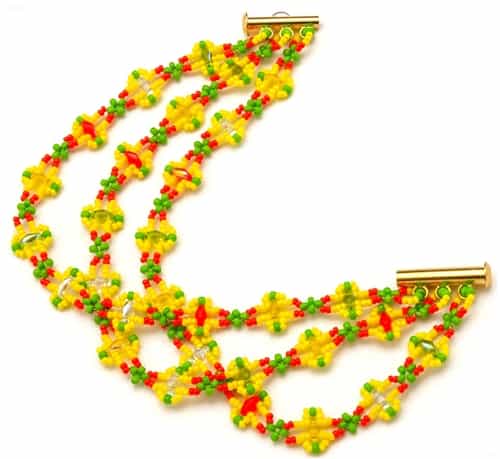 BeadSmith Digital Download Patterns - Citrus Infusion Bracelet