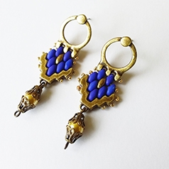 BeadSmith Digital Download Pattern - Farali Earrings