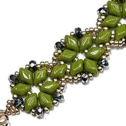 BeadSmith Digital Download Pattern - Flower Berries Bracelet