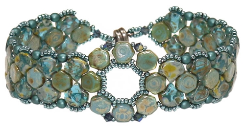 BeadSmith Digital Download Patterns - Flowering Ginko Bracelet & Earrings