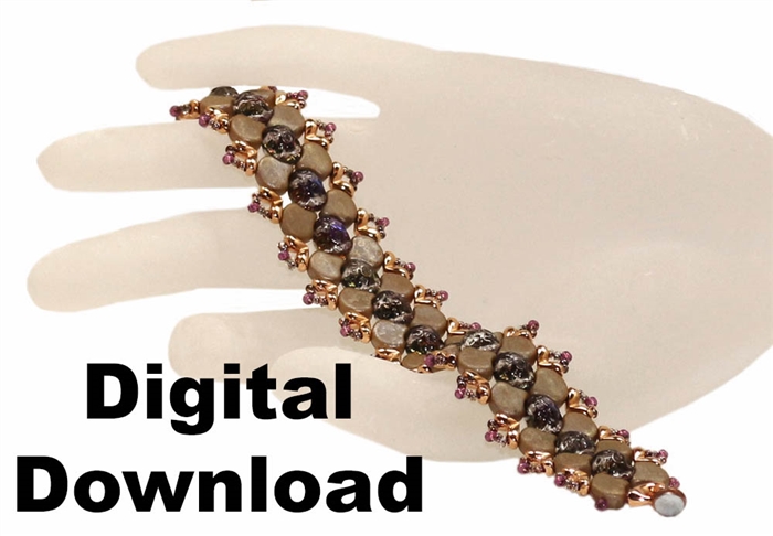BeadSmith Digital Download Patterns - Ginko Bridges Bracelet